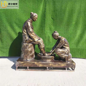 Escultura Infantil Jiahua, Figura Tradicional en Miniatura de Fibra de Vidrio, para Montar en el Suelo, Hecha a Mano - Product Image 2
