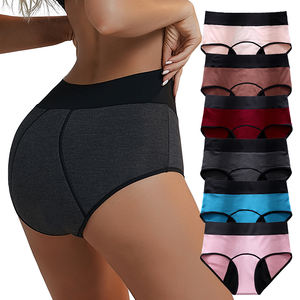 Logo personnalisé protecteur lavable réutilisable sanitaire sous-vêtements menstruels culotte menstruelle étanche - Product Image 3