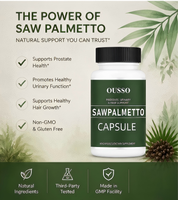 Capsules de Palmier Nain Sans Gluten Saines et Fortifiantes OBM/OEM/ODM pour Adultes – Prévention de la Chute de Cheveux chez les Hommes et les Femmes