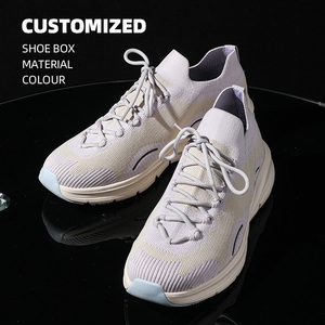 <span class=keywords><strong>Scarpe</strong></span> da Basket Retrò in Vera Pelle Grigie Personalizzate con Suola in TPU, Calzature Casual Comode per Uso Quotidiano e All'aperto - Product Image 1