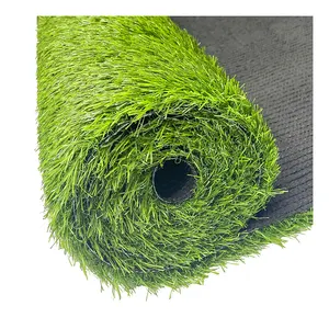 العشب الاصطناعي من Linwoo المنتج للمناظر الطبيعية في الهواء الطلق سجادة خضراء 20 مم - 50 مم العشب الاصطناعي مع البلاستيك PE PP المواد