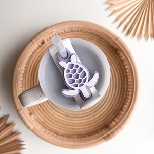 2025 Turtles Giáng Sinh 40Oz Acrylic Chai Nước Dễ Thương Seashell Tumbler Nắp Topper Với Tên Tag Thanh Drinkware Phụ Kiện - Product Image 3
