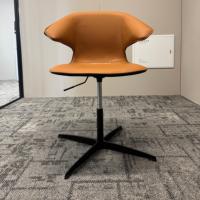 Chaise de réception de bureau ergonomique en cuir PU, chaise pivotante de loisirs, chaise de négociation, chaise de salon pour café