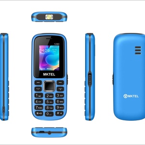 โทรศัพท์มือถือ OEM ODM 1280 รองรับซิมคู่ คีย์บอร์ด Qwerty 2G แบตเตอรี่ขนาดใหญ่ 800mAh ใช้งานได้นาน - Product Image 2