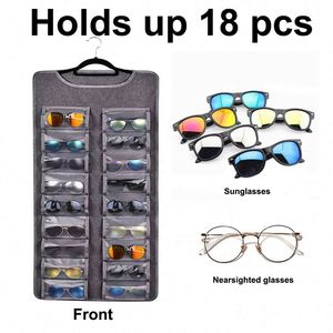 New Hot Selling Bulk Luxury Women Men Felt Hanging Storage <b>Bag</b> for Sunglass Glasses - Product Image 2