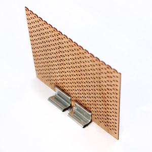 Mèches en bois pour la fabrication de bougies Grande mèche en bois gravée carrée - Product Image 4