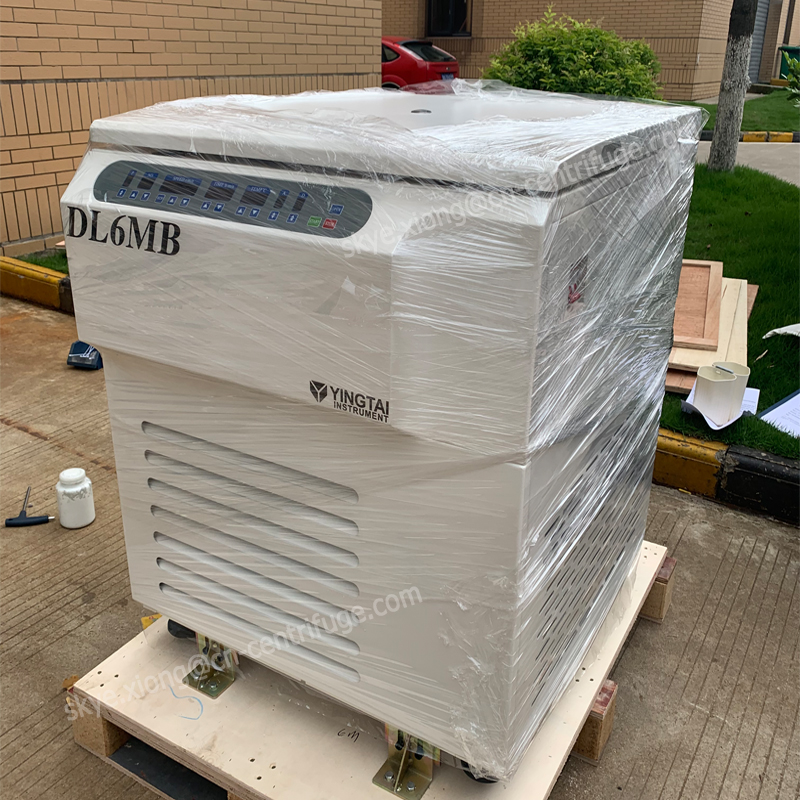 DL6MB цинтрифуга для лаборатории рефрижератор 6x1000 мл качели ротора центрифуга для банка