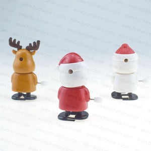 Jouets à remonter pour sacs cadeaux de Noël : Père Noël, Bonhomme de neige, Renne, Pingouin, Elfe, Bonhomme en pain d'épices – Idéal pour fêtes et événements, cadeau gratuit - Product Image 5