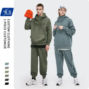 YLS 공장 도매 350 gsm 양털 6 색 일반 빈 남성 Streetwear 특대 닌자 까마귀