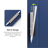 Étui de protection en silicone pour stylet magnétique iPad, marque JingBo, style luxe léger, couleur personnalisée, strass, pour Apple Pencil