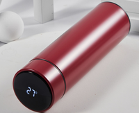 Bouteille d'eau isotherme intelligente de 500 ml avec marqueurs de temps et de température pour la chambre