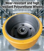 HY 285 X100 mm Référence HY 4021574 MR16-BR / MR16-N / MR16-HD / MR20 Roue de charge solide en polyuréthane durable