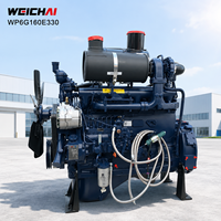 Moteur diesel SCDC Weichai WP6G160E330 118KW 2200RPM 6 cylindres avec pompe mécanique pour chargeuse et équipement de construction lourd