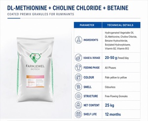 Premiscela Composta Protetta dal Rumen per Mucche in Transizione: Previene la Chetosi e il Fegato Grasso, Migliora la Resa del Latte e la Riproduzione nel Bestiame - Product Image 5