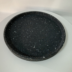 Plateau de service en pierre, béton et ciment écologique personnalisé, accessoires de salle de bain