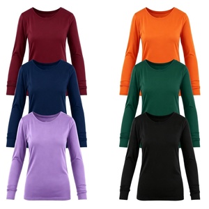 Neues Grenzüberschreitendes Langarm-Schrubbhemd mit Rundhalsausschnitt, Medizinische Herbst-Winter-Arbeitskleidung mit Futter aus Polyester-Dobby-Gewebe, Unisex - Product Image 2
