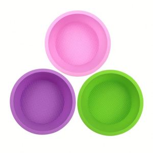 Moule à gâteau rond en silicone de 6 pouces avec base diamantée, outil de cuisson DIY pour la maison, OEM/ODM - Product Image 3