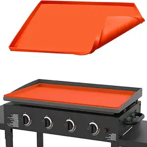 100% Safe BPA Free Resistente al calor Food Silicone Griddle Grill Mat Cover