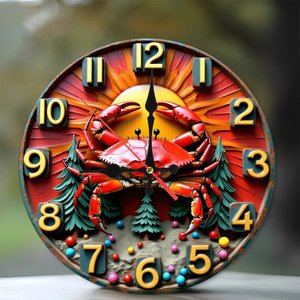 Round Wooden <b>Wall</b> <b>Clock</b> 25x25cm Arabic Numbers <b>Silent</b> Quartz Movement Living Room Bedroom Decor <b>Clock</b> - Product Image 1