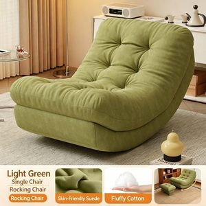 Sillón Reclinable Lazy Sofa Moon, Diseño Moderno y Simple, Tapicería de Gamuza, Sillón Individual para Balcón, Sala de Estar, Hogar, Ocio, Adultos - Product Image 1