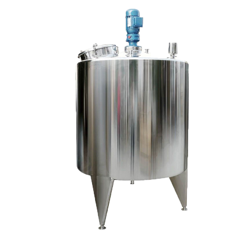 Gesundheitlicher Edelstahl drehte kosmetischen örtlich festgelegten Brauerei-Sammelbehälter des Puffer-Behälter-1000L 2