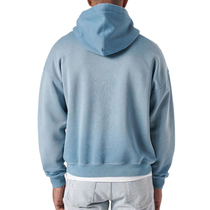 Sudadera con Capucha para Hombre, Estilo Casual, Hombros Caídos, Holgada, de Algodón Grueso, con Cordón Ajustable, Personalizable con Logotipo - Product Image 3