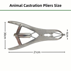 <span class=keywords><strong>Elastrator</strong></span> Stretching Forceps pour moutons en acier inoxydable pince coupante pour queue de porc pince de castration queue - Product Image 2