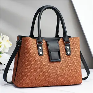 Sacs personnalisés pour femmes fourre-tout Fashion Ladies Hand Bags Handbags PU Leather Luxury Bags Top Quality