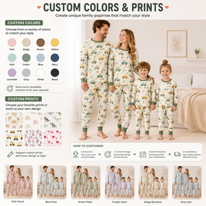 Set <span class=keywords><strong>di</strong></span> Pigiami Coordinati per <span class=keywords><strong>Famiglia</strong></span>, Abbigliamento Abbinato per Madre, <span class=keywords><strong>Padre</strong></span>, Figli, Pigiami per Bambina - Product Image 3