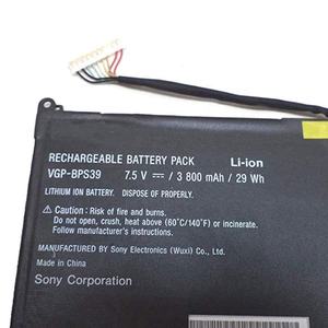 Nuova Batteria BK-Dbest VGP-BPS39 per Sony <span class=keywords><strong>Vaio</strong></span> Tap 11 SVT11 BPS39, Testata, per Laptop, 7.5V 29Wh 3800mAh - Product Image 3