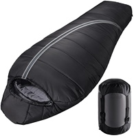 Sacos de Dormir Acolchados con Plumón, Sacos de Dormir Tipo Momia Ligeros, Impermeables, para Clima Frío, para Acampar y Hacer Senderismo