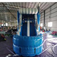Château gonflable Dolphin taille adulte, blocs de construction, dessin animé, jungle, pour enfants et adultes, garçons