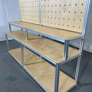 ملف جانبي من الألومنيوم لسوبر ماركت ، أرفف أرفف قائمة على الأرض لألواح المحيط ، أرفف لمراكز التسوق ، وأرفف لمراكز التسوق - Product Image 5