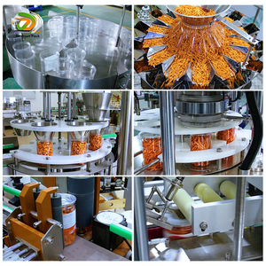 Tự động đa-đầu định lượng các loại hạt làm đầy dây chuyền đóng gói Hạnh nhân quả hồ trăn hạt điều chai Máy chiết rót - Product Image 2