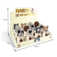 Jouets projecteurs mini tasses à café lumineuses pour enfants, cadeaux de fête créatifs pour l'intérieur, jeux éducatifs d'apprentissage précoce, vente en gros de jouets pour bébés