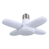 Lampe de garage à LED pour voiture Ampoules pliantes 28W E27 Ventilateur de plafond pliable Home Ceiling Warehouse Industrial Lighting