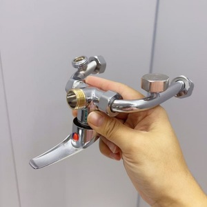 Robinet mélangeur en cuivre en forme de U, thermostat de 12mm pour chauffe-eau électrique, poignée en alliage - Product Image 1