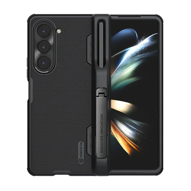 For Samsung Galaxy Z Fold 5 5G Case Nillkin Super Frosted Shield Case Pencil Holder For S-Pen Cover For Samsung Z Fold 5 5G Case