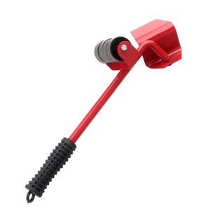 Red Square Caster Wheels 37x13x10cm Ball Bearing Firm Tread Home Use Plastic Material - Product Image 2