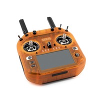 Transmisor HelloRadio V15 MAX 1000mW ELRS Gemini con Pantalla Táctil IPS de 4.3 Pulgadas, Gimbal Metálico CNC, Control Remoto RC de 16 Canales, Naranja y Negro