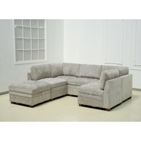 Tissu rembourré 6 pièces Thomasville Design canapé modulaire ensemble de canapés sectionnels combinaison libre moderne