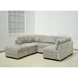 असलबवाला कपड़े 6 टुकड़े थोमास्विले डिजाइन मॉड्यूलर सोफा सेक्शनल सोफे आधुनिक मुक्त संयोजन - Product Image 3