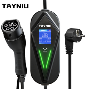 Caricatore EV Portatile TAYNIU 3.5KW 16A TIPO2 5M Spina EU Schermo da 1.8'' Adatto per Model Y, Model 3, <span class=keywords><strong>ID.4</strong></span>, ID.3, I4, IX1, IX, E-208 - Product Image 1