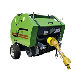Presse à balles rondes agricoles avec moteur, haute productivité - Product Image 1