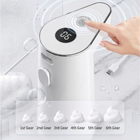 Distributeur automatique de savon électrique en plastique, alimenté par batterie, sans contact, à capteur, mural, rechargeable, pour hôtel, usage extérieur, CE