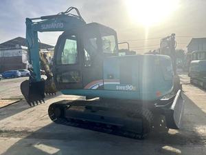 Mini-excavatrice sur chenilles d'occasion de marque chinoise SWE90, 9 tonnes, excavatrices d'occasion en excellent état avec godet d'excavatrice - Product Image 6