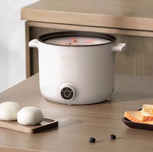 Casserole électrique, poêle à frire antiadhésive de 1,2 L, cuiseur rapide pour nouilles, mini-casserole pour steak, œufs, riz frit, soupe avec réglage de la puissance - Product Image 4