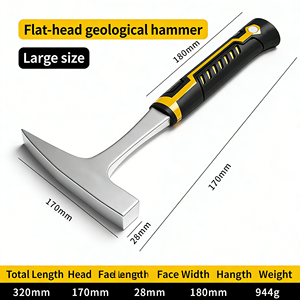 <span class=keywords><strong>Marteau</strong></span> géologique professionnel intégré, <span class=keywords><strong>marteau</strong></span> à pointe, outil d'exploration minière sur le terrain, <span class=keywords><strong>marteau</strong></span> multifonctionnel pour <span class=keywords><strong>maçon</strong></span> et grimpeur - Product Image 2