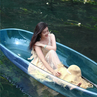 Vente en gros usine Kayak transparent 360° pour 1 personne, design cristallin, durable, écologique, pour loisirs, plongée et sports nautiques