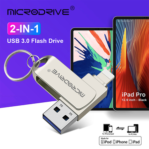 USB3.0 2 in 1 OTG <strong>Lightning</strong> USB <strong>Flash</strong> Drive Pen 8GB 16gb 32gb 64gb 128gb 256gb 512GB Memory Stick for iPhone for iPad - Product Image 4
